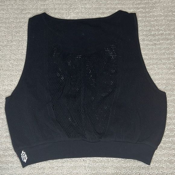 FREE PEOPLE | NWOT Running Through My Mind Tank in Black - Picture 7 of 7
